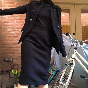 Shapely skirt and jacket set